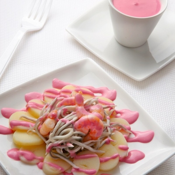 Ensalada de aguacate rúcula y canónigo Ybarra en tu cocina