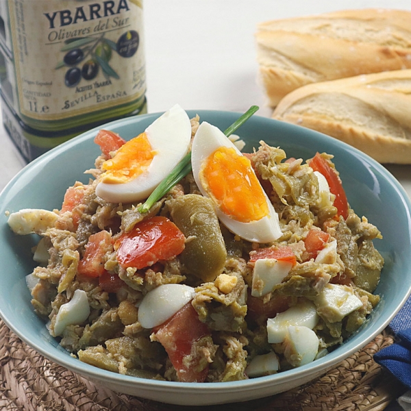 Ensalada de aguacate rúcula y canónigo Ybarra en tu cocina