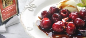 receta ybarra de cerezas con reducción de balsamico ybarra a la fresa