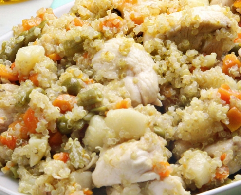 recetas ybarra quinoa con pollo de verduras