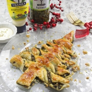 recetas ybarra arbol de navidad de espinacas con mayonesa y hojaldre