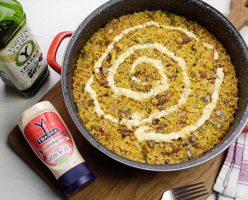 receta ybarra de arroz con calamares