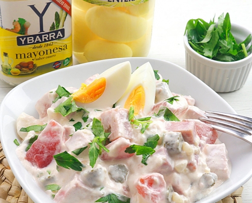 recetas ybarra ensalada piamontesa con mayonesa y patata