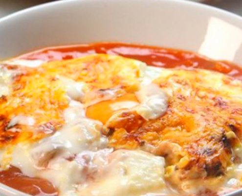 recetas ybarra huevos gratinados con pisto