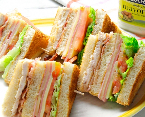recetas ybarra sandwich club de mayonesa