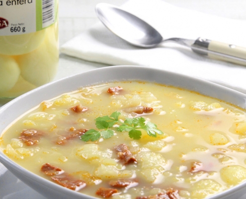 recetas ybarra sopa de chorizo y patatas