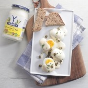 Huevos con mayonesa