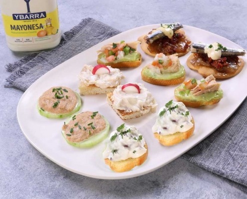 Canapes para fiestas