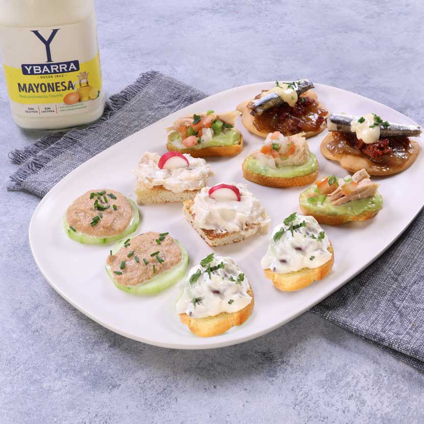 Canapés para fiestas fáciles