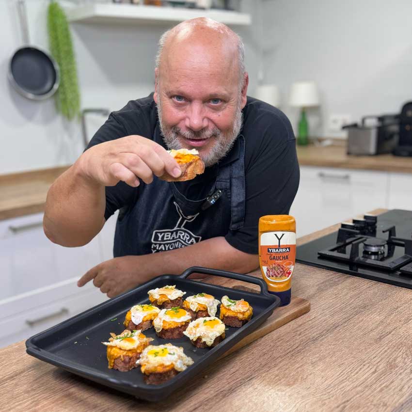 Josefinas con huevos de codorniz