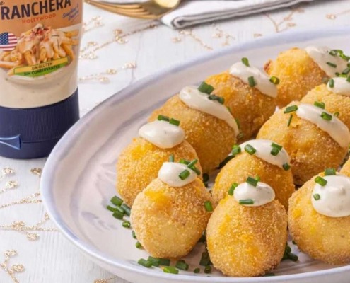 bolitas de patatas ranchera