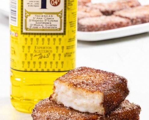 torrijas de brioche y leche