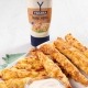 bastones de patata y salsa Ranchera