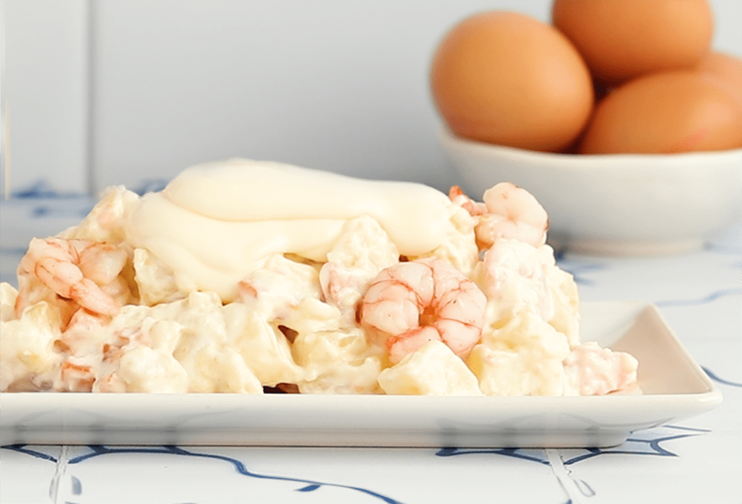 ensaladilla rusa con mayonesa