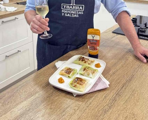 Saquitos de puerro a la gaucha