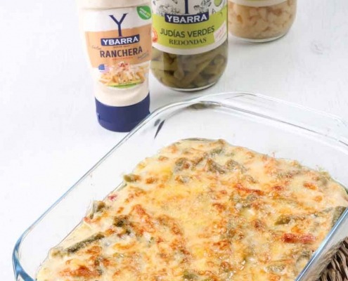 gratinados de coliflor y judias verdes