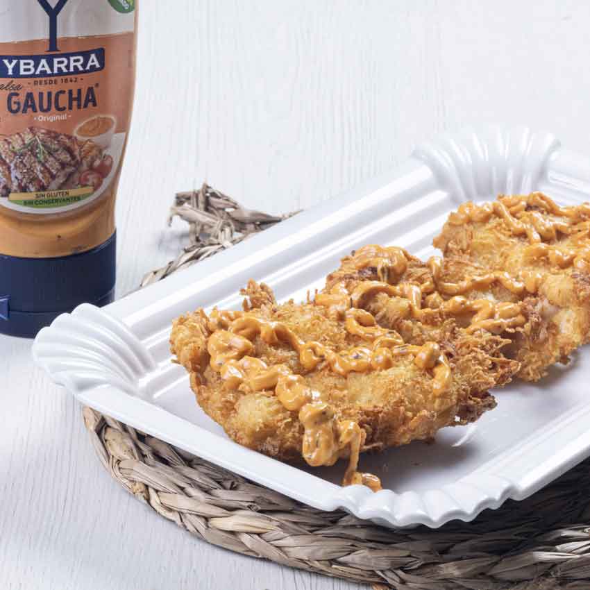 Filetes empanados crujientes