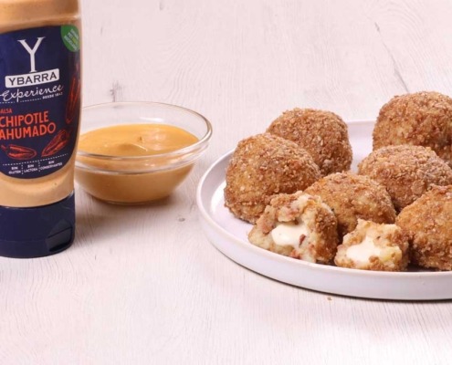 Croquetas de patatas con chipotle ahumado