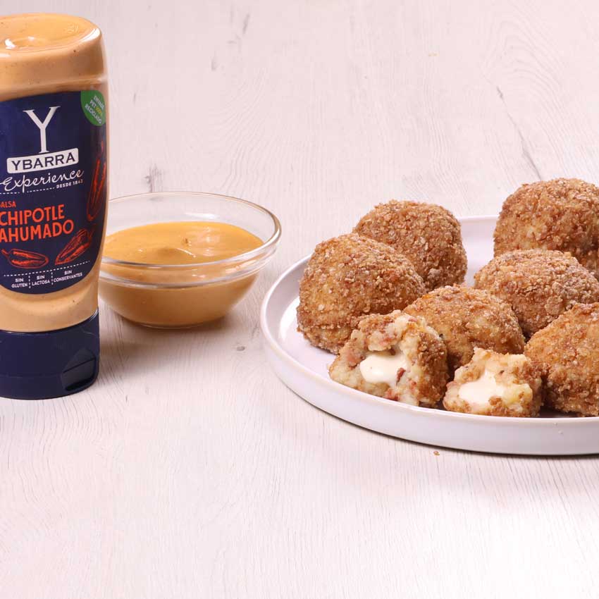Croquetas de patata y bacon