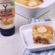 parmentier de patata y carne con ranchera