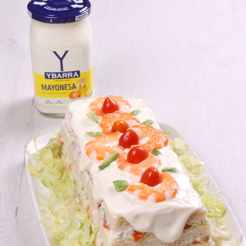 Pastel Salado de caballa con Mayonesa