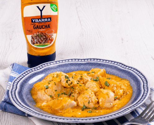 pollo encebollado a la gaucha