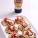 tortitas de calabacín y pollo con salsa ranchera