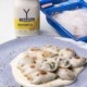 Calamares rellenos de gambones con Mayonesa Ybarra