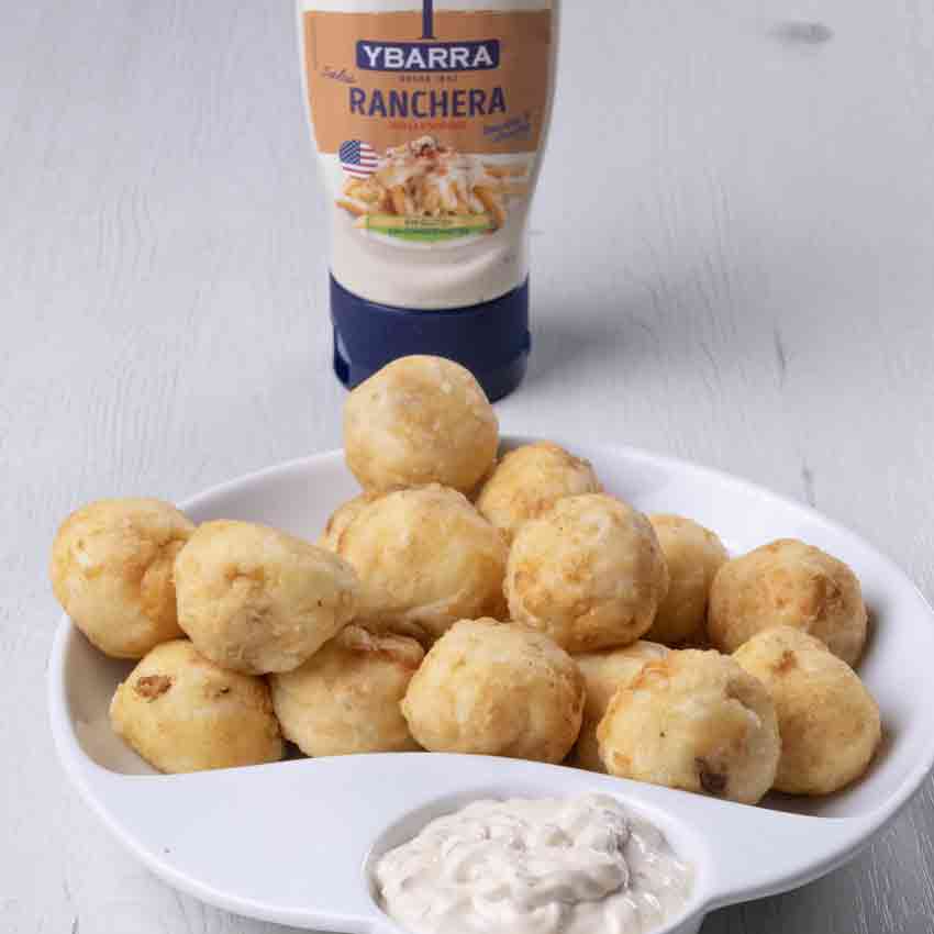 Croquetas de patata y pollo | Receta fácil con Salsa Ranchera Ybarra