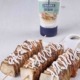 Brochetas kebab de carne elaboradas con wraps y servidas con Salsa Kebab Ybarra.