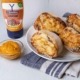Cestitas de carne a la Gaucha elaboradas con molletes, carne picada, queso fundido y Salsa Gaucha Ybarra.