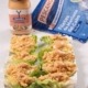 Ensaladilla de merluza en cogollos preparada con Salsa Cocktail Ybarra