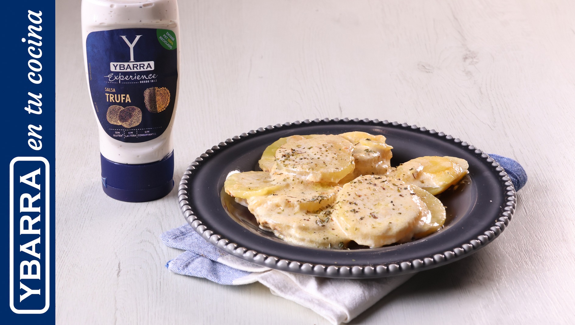 Patatas Mayordomo con Salsa Experience de Trufa Ybarra